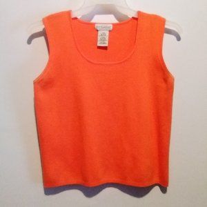 White Stag Sleeveless Orange Blouse